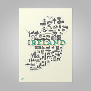 Irish Design A4 Print - Ireland Icons