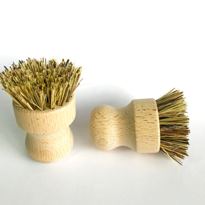 Bamboo Handle Natural Scrubbing Brush